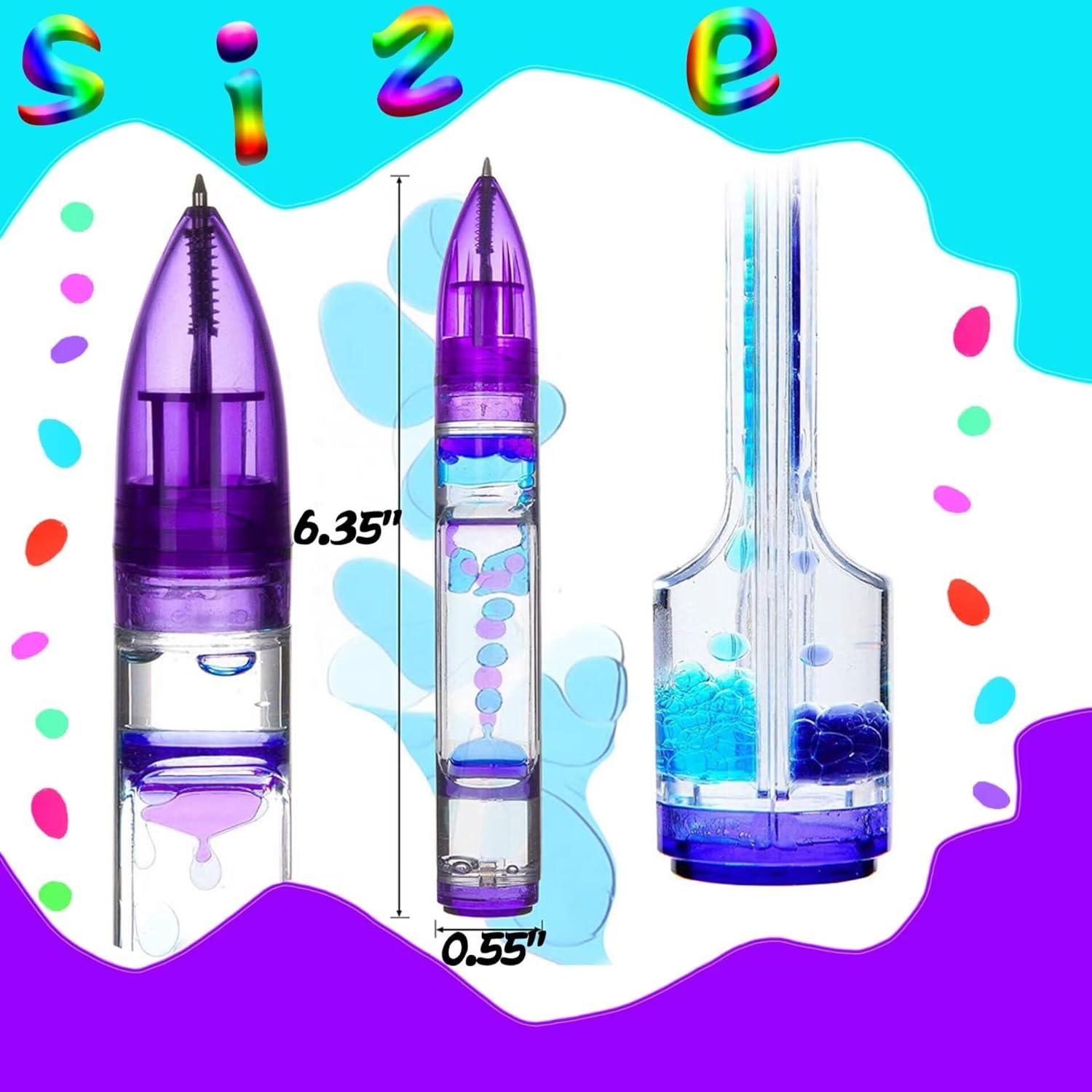 Bolígrafos líquidos divertidos Grotryphy - Paquete de 2