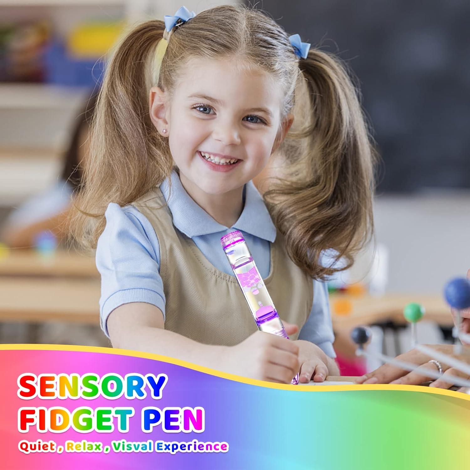 Bolígrafos líquidos divertidos Grotryphy - Paquete de 2