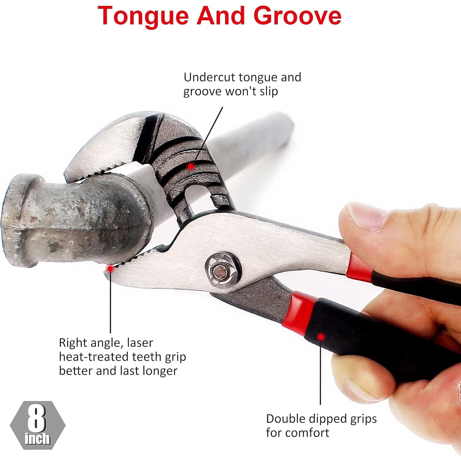 Juego de Alicates y Llave FASTPRO 7 Piezas Ergonómico