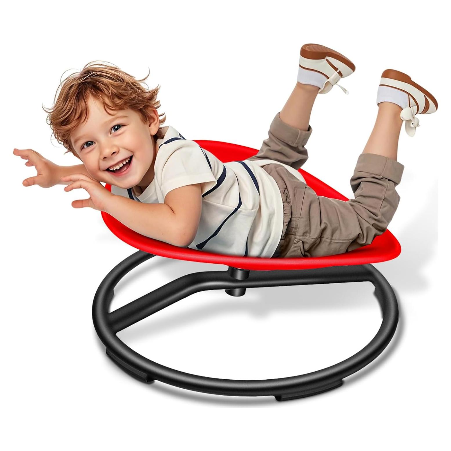 Silla Giratoria Sensory para Niños FERUERW Rojo 100kg