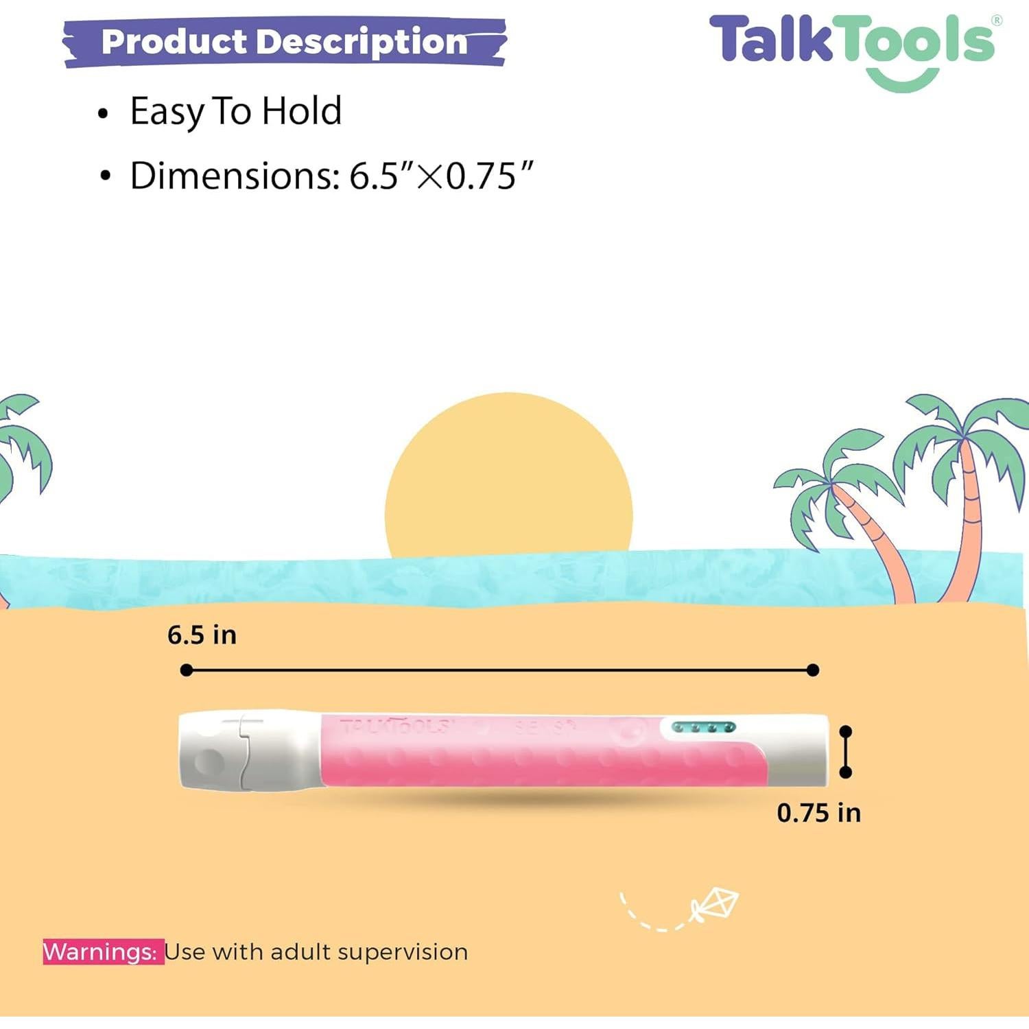 Set de Terapia Sensorial Oral TalkTools - 7 Puntas Sensi Rosa