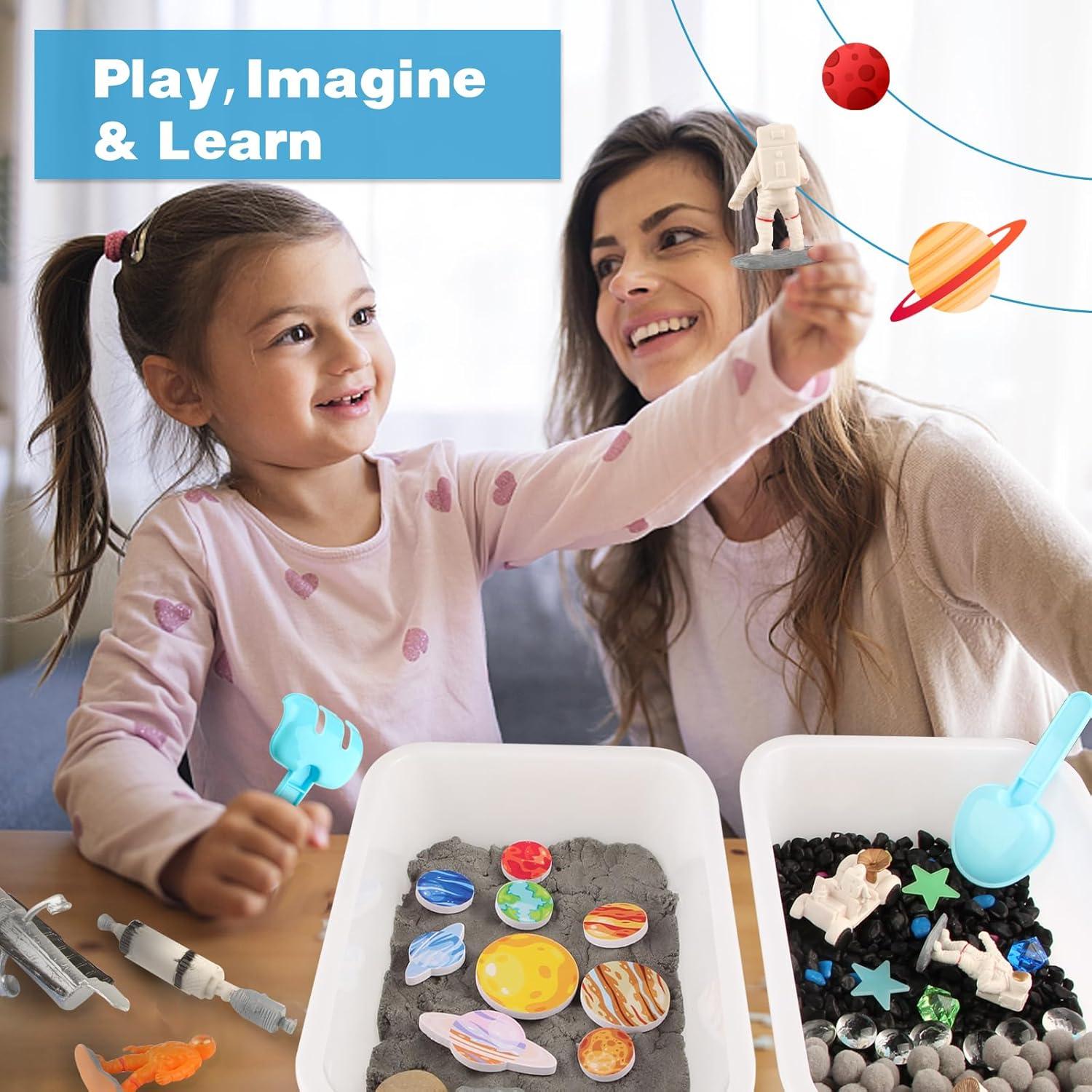 Bin Sensorial Espacial VMNlooking con 9 Planetas y Herramientas