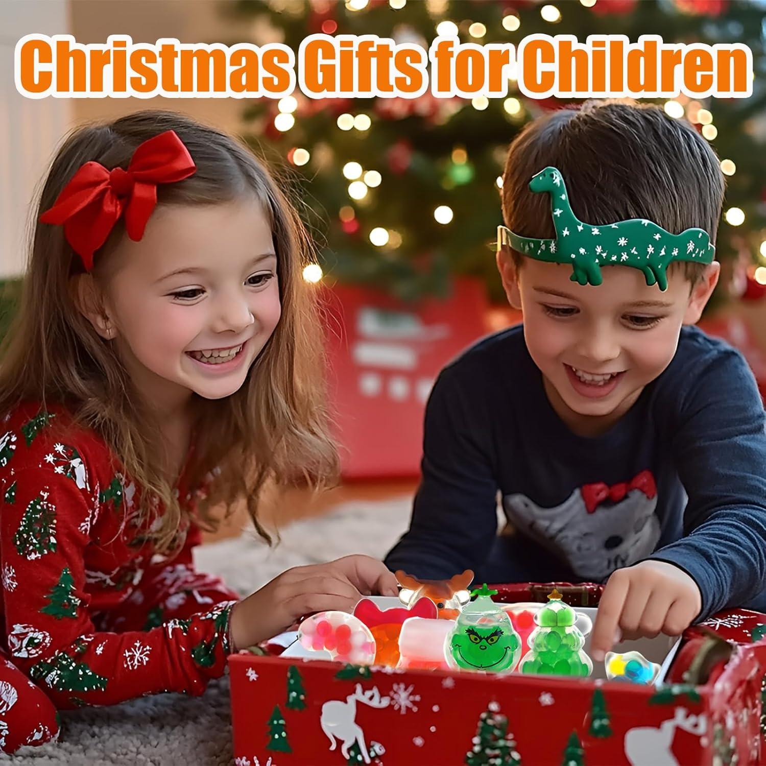 Pelotas Antiestrés Navideñas Squishy 28PCS - Juguetes Sensoriales