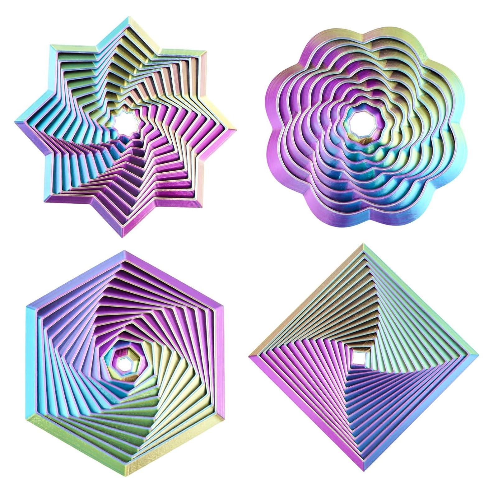 Juguetes Sensoriales Antiestrés 4 Pcs Fractal MFT-02