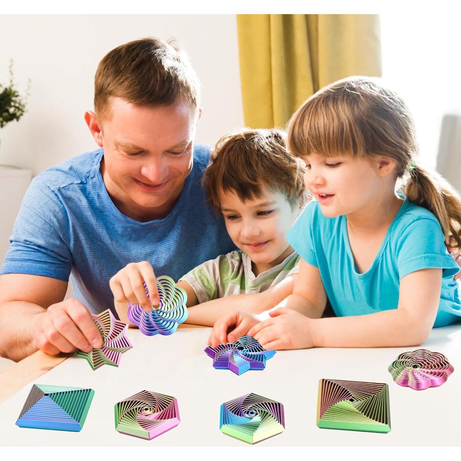 Juguetes Sensoriales Antiestrés 4 Pcs Fractal MFT-02