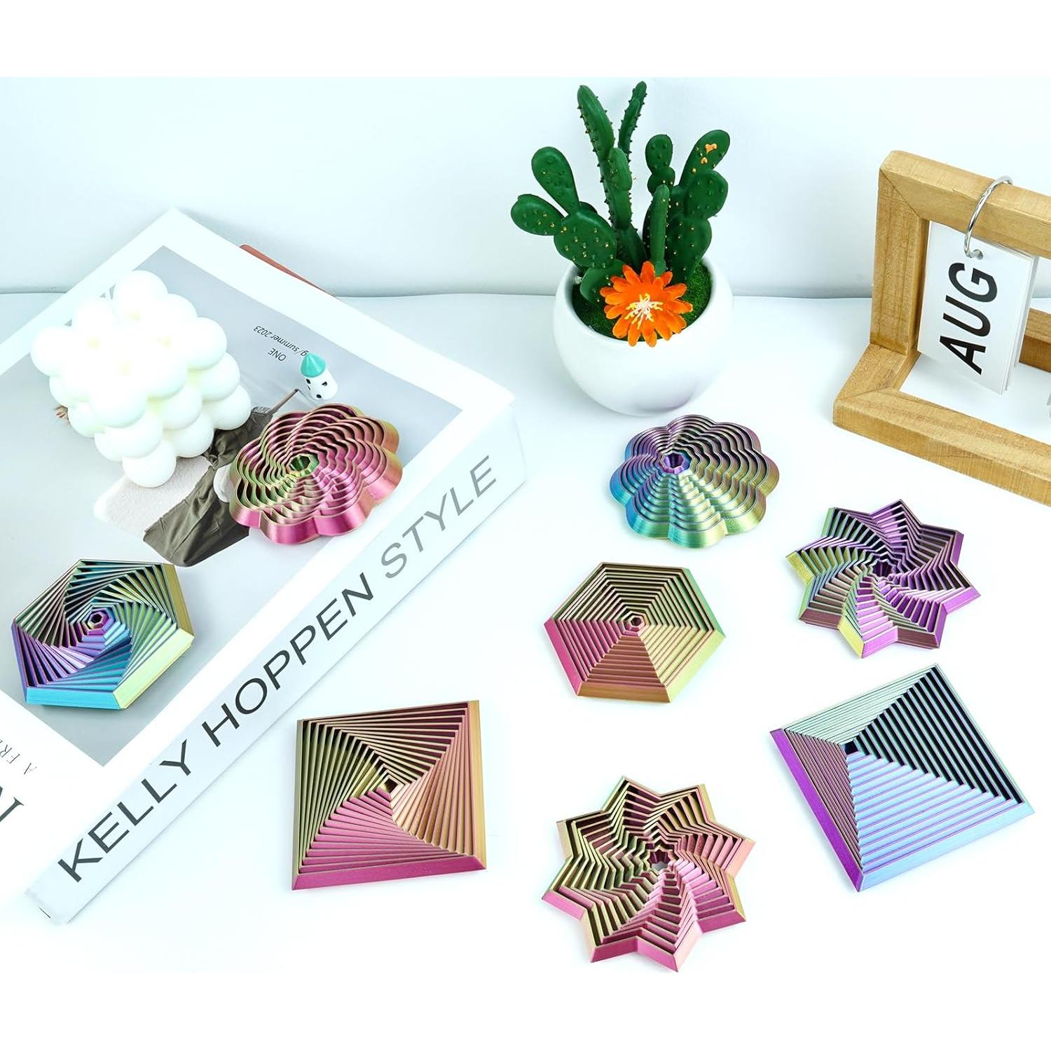 Juguetes Sensoriales Antiestrés 4 Pcs Fractal MFT-02