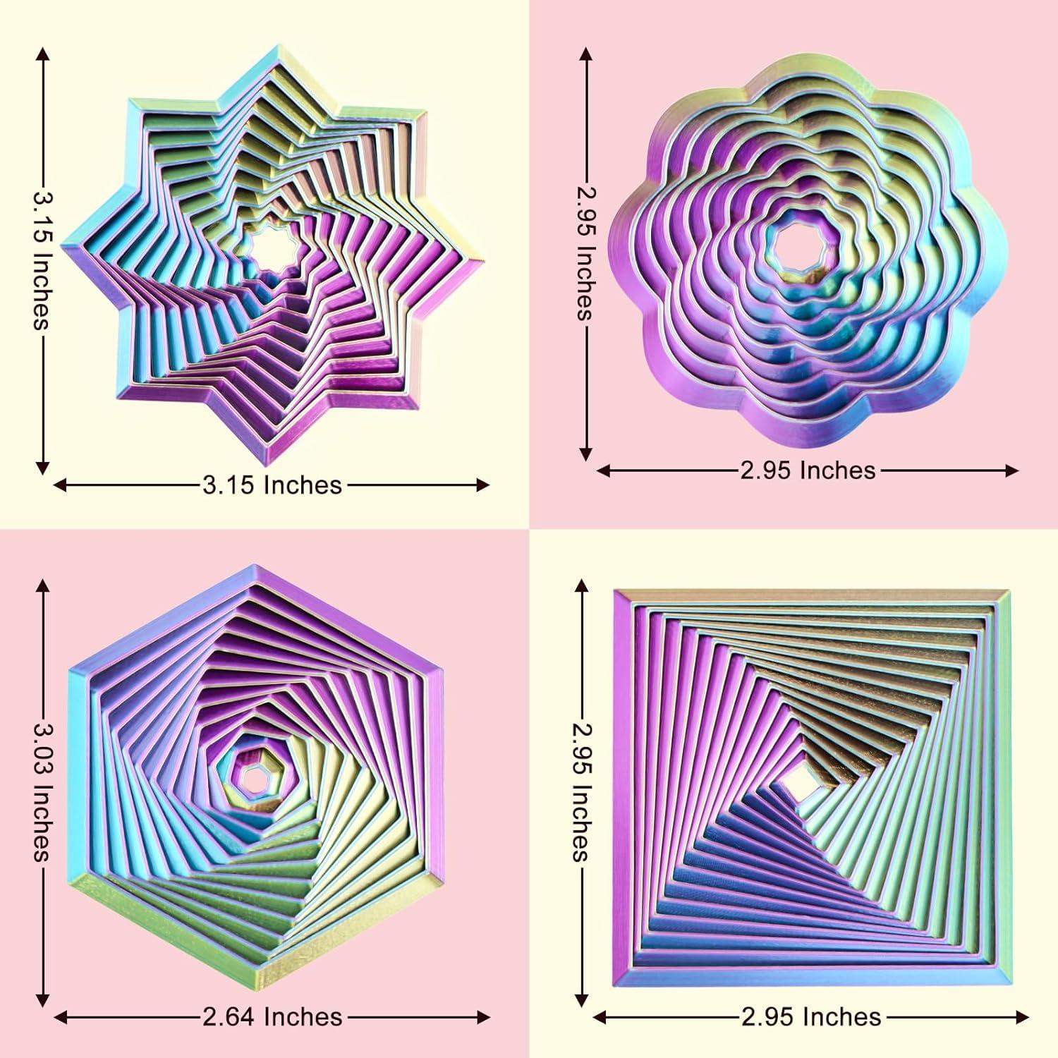 Juguetes Sensoriales Antiestrés 4 Pcs Fractal MFT-02