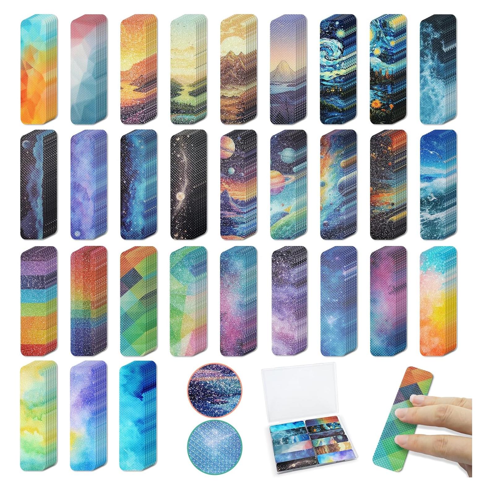 120 Etiquetas Sensoriales TOEMUR para Alivio de Ansiedad