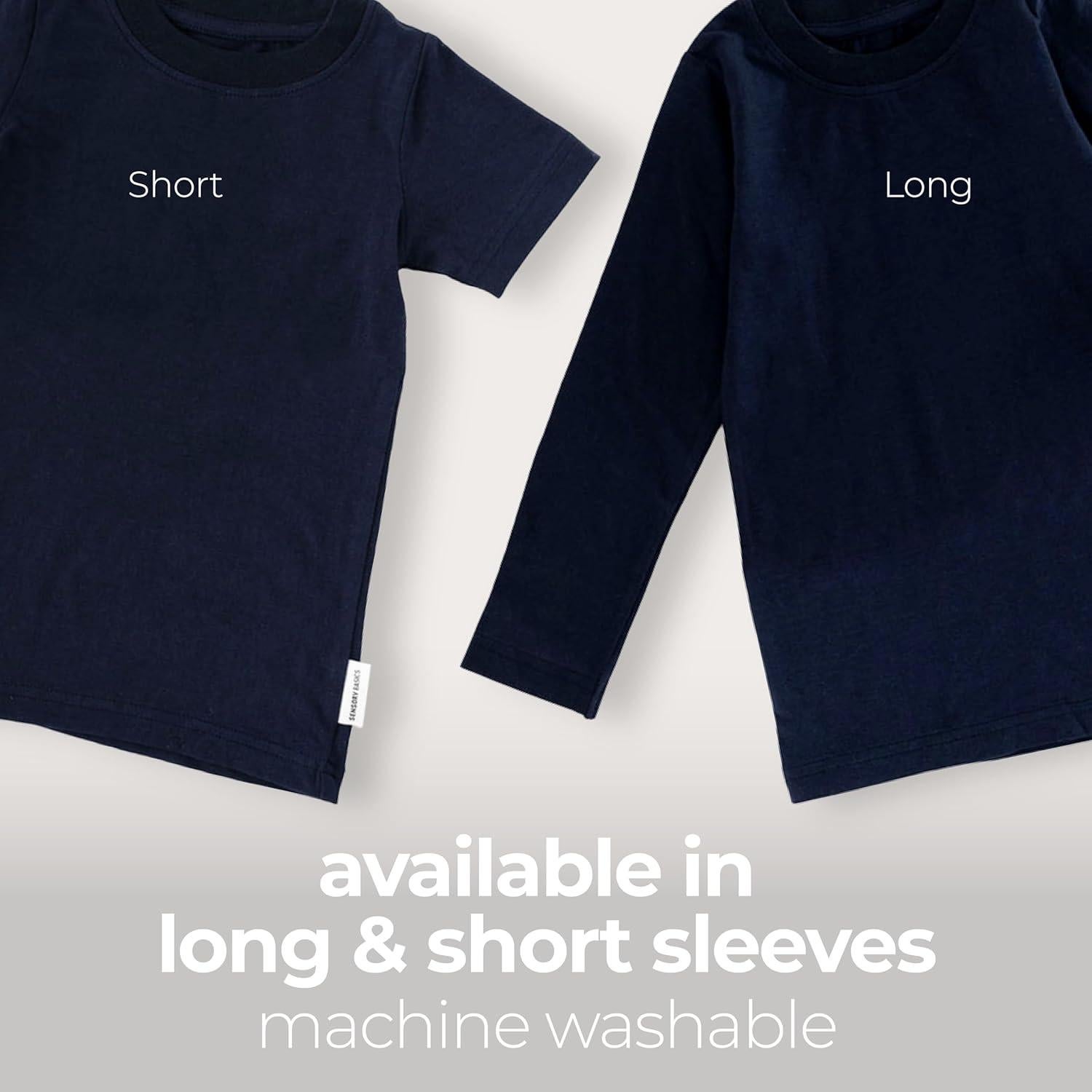 Long Sleeve Compression Tee - Gentle & Calming Compression Shirt for Kids & Adults - Stretchy Sensory Shirt