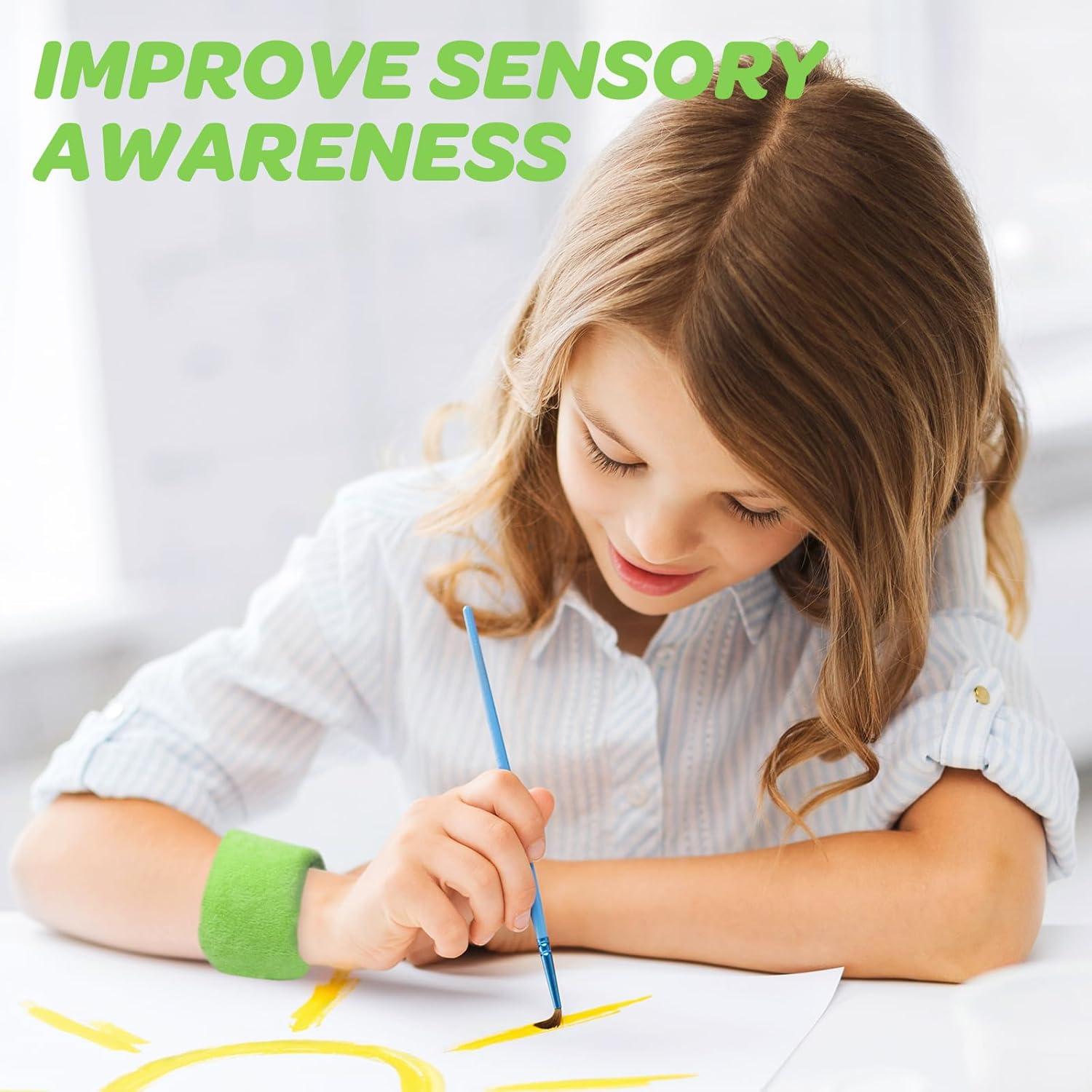 Pulseras Sensoriales con Peso JXM para Niños - Verde - 0.115 kg