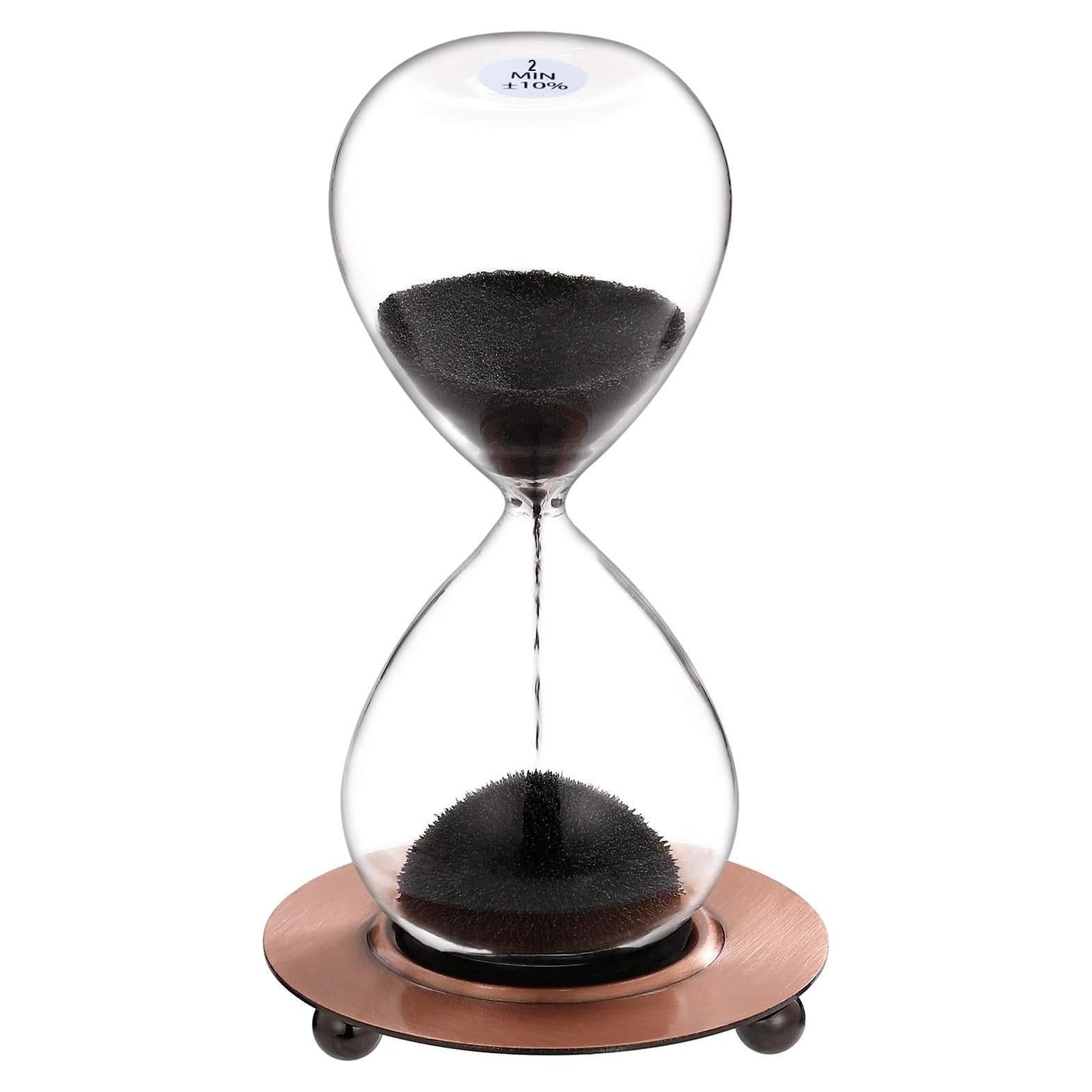 Reloj de Arena Magnético SuLiao 2 Minutos Arena Negra