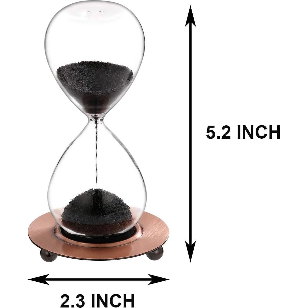 Reloj de Arena Magnético SuLiao 2 Minutos Arena Negra