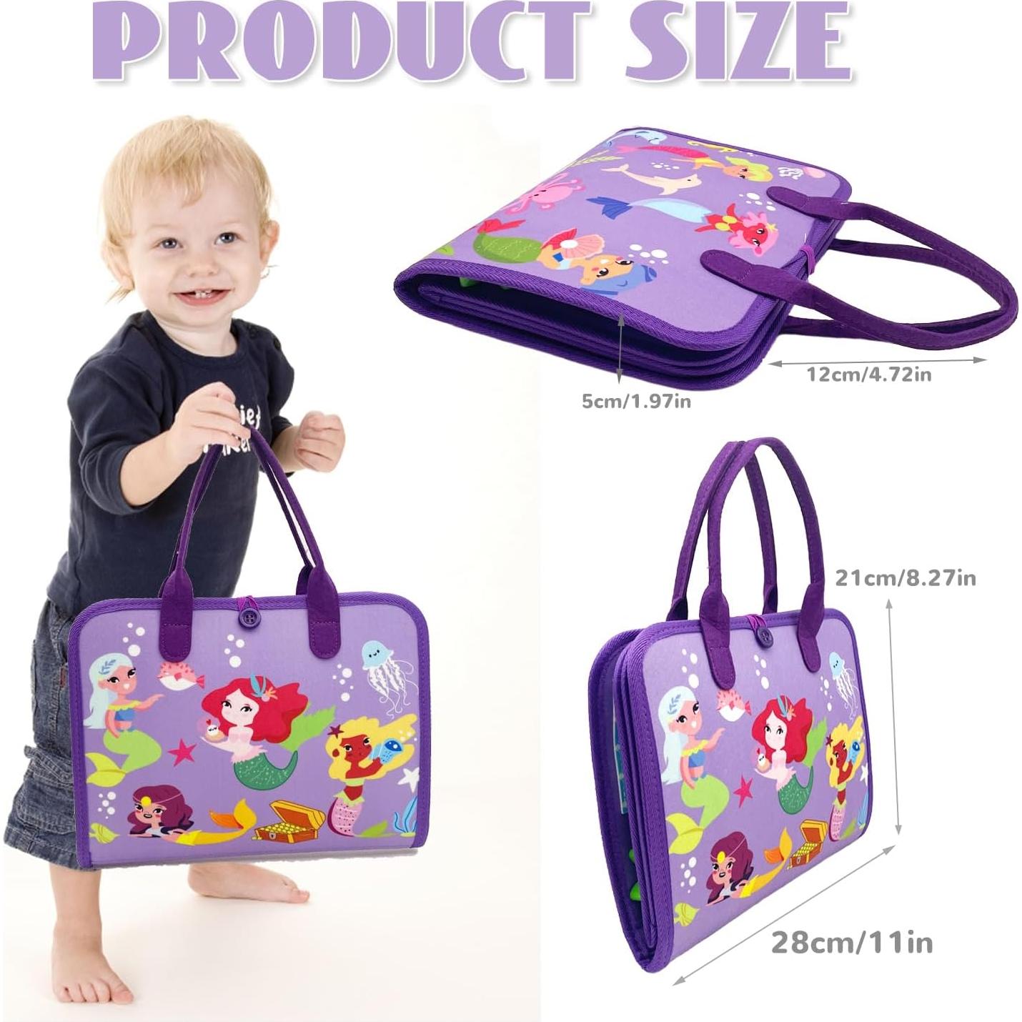 Tablero Ocupado Montessori Qurylio - Juguete Educativo 21 Actividades