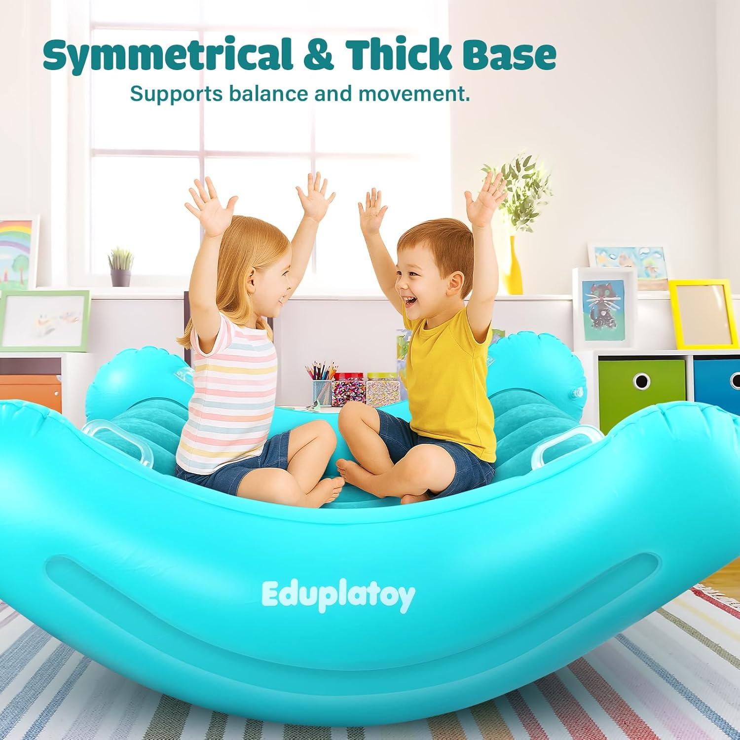 Sofá Inflable Silla Mecedora Eduplatoy Azul Lago 2.45 kg