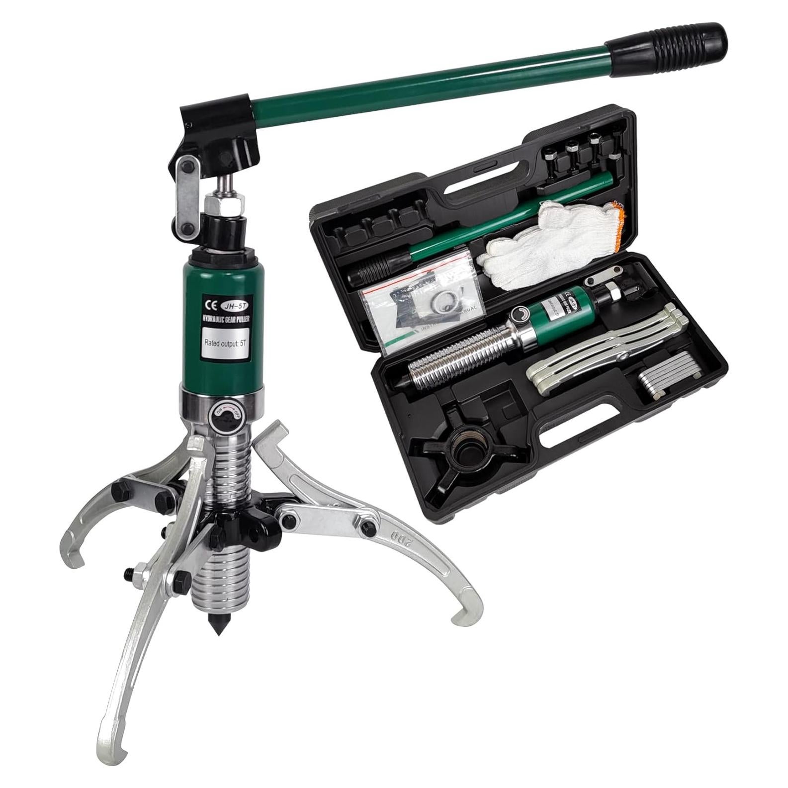 Juego de Extractores Hidráulicos UTZIKO 10T 2/3 Mandíbulas