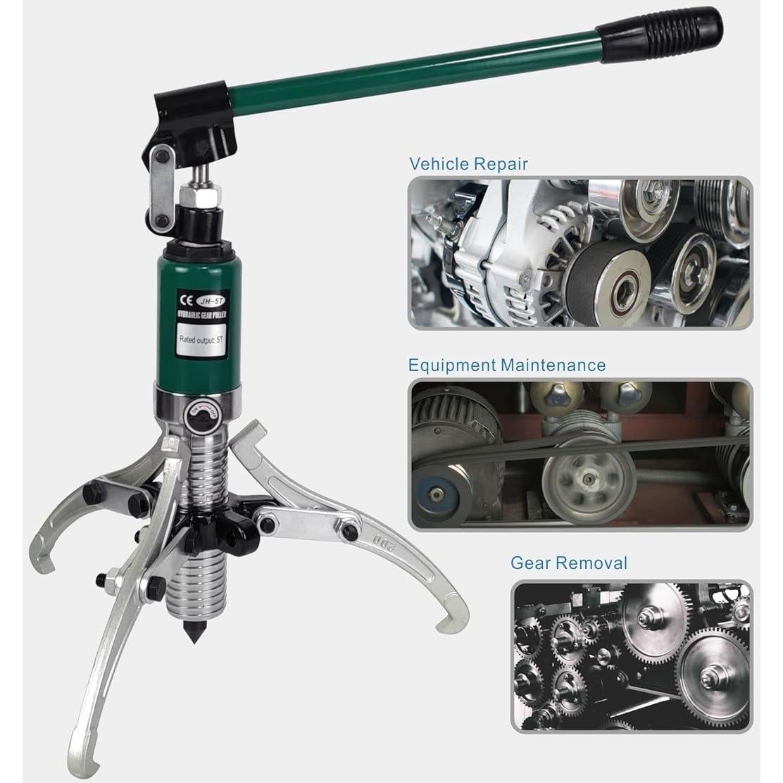 Juego de Extractores Hidráulicos UTZIKO 10T 2/3 Mandíbulas