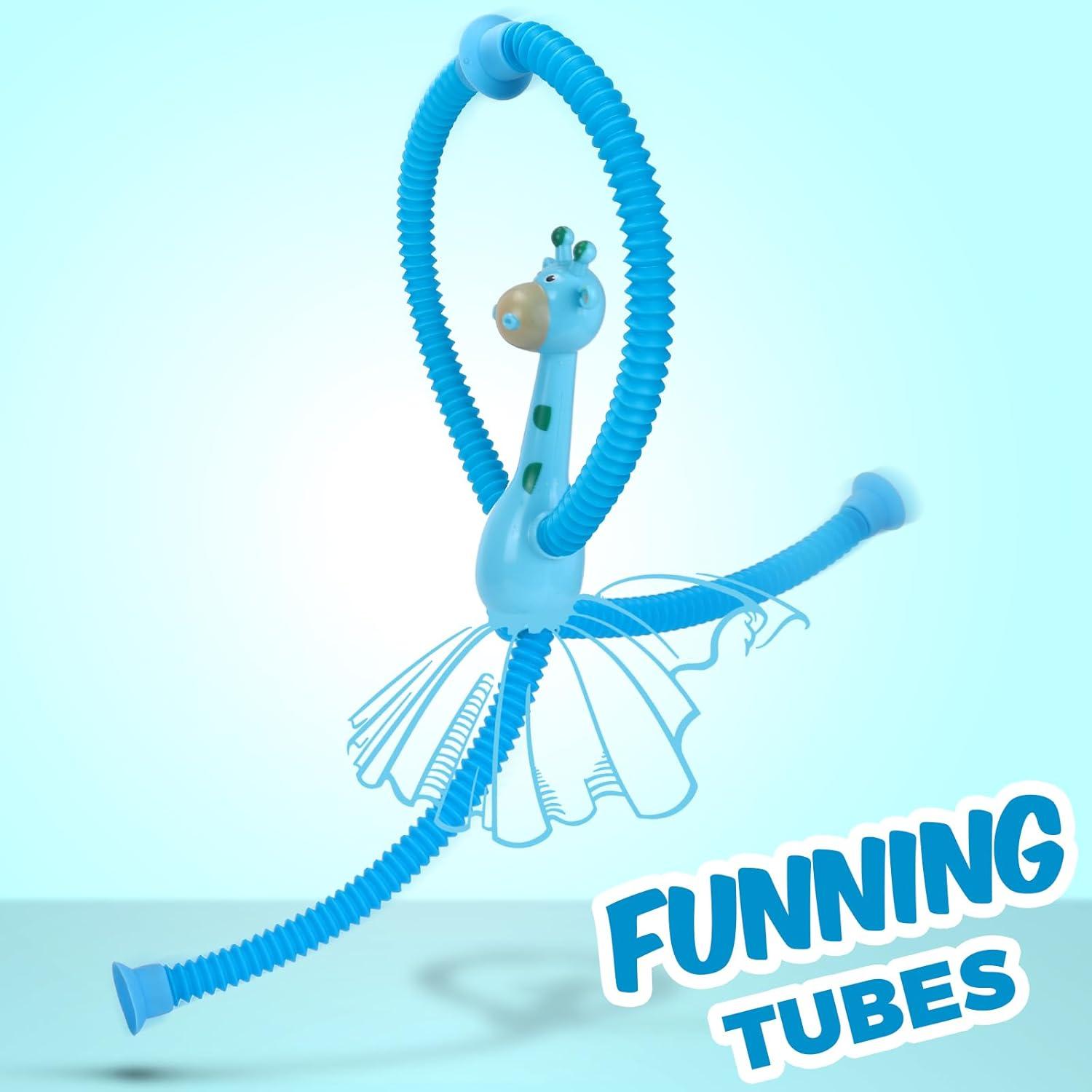 12 Juguetes Antiestrés Jirafa con Ventosa Telescópica - Soul Life