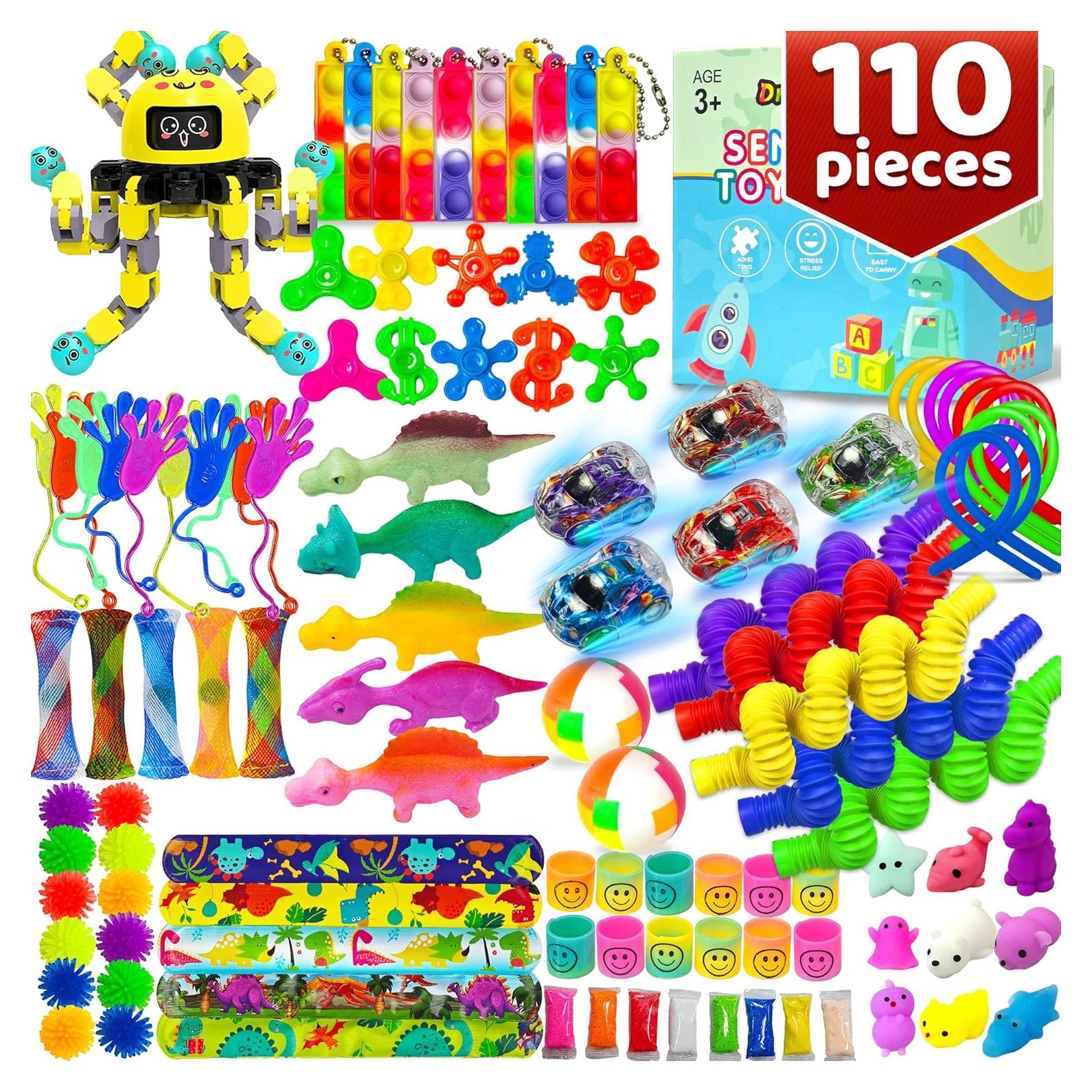 110PC Juguetes Antiestrés Dr.Kbder para Niños 3+ Años