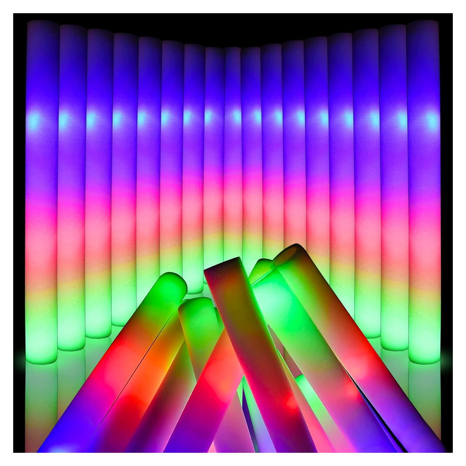 220 Bastones de Luz de Espuma LED Wellent para Fiestas