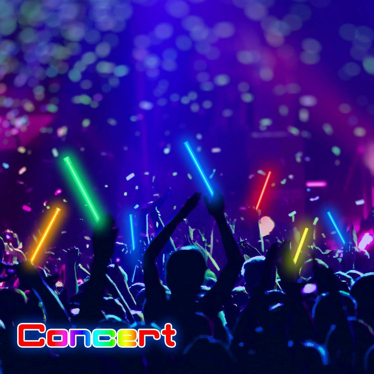 Palos Brillantes Jumbo Lewtemi 5 Pcs 35 cm para Fiestas