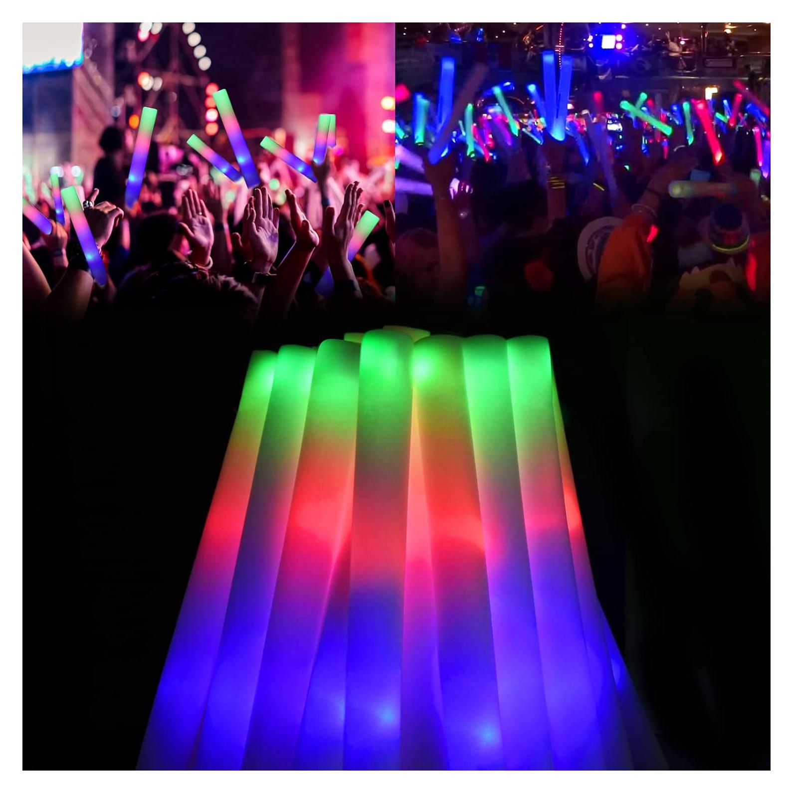 20 Palos de Espuma LED LifBetter con 3 Modos de Luz