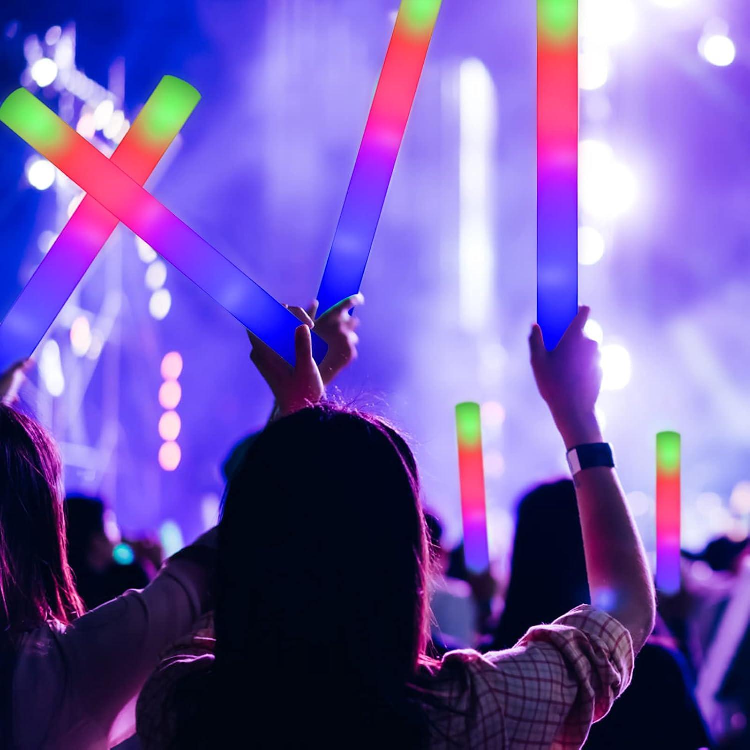 20 Palos de Espuma LED LifBetter con 3 Modos de Luz