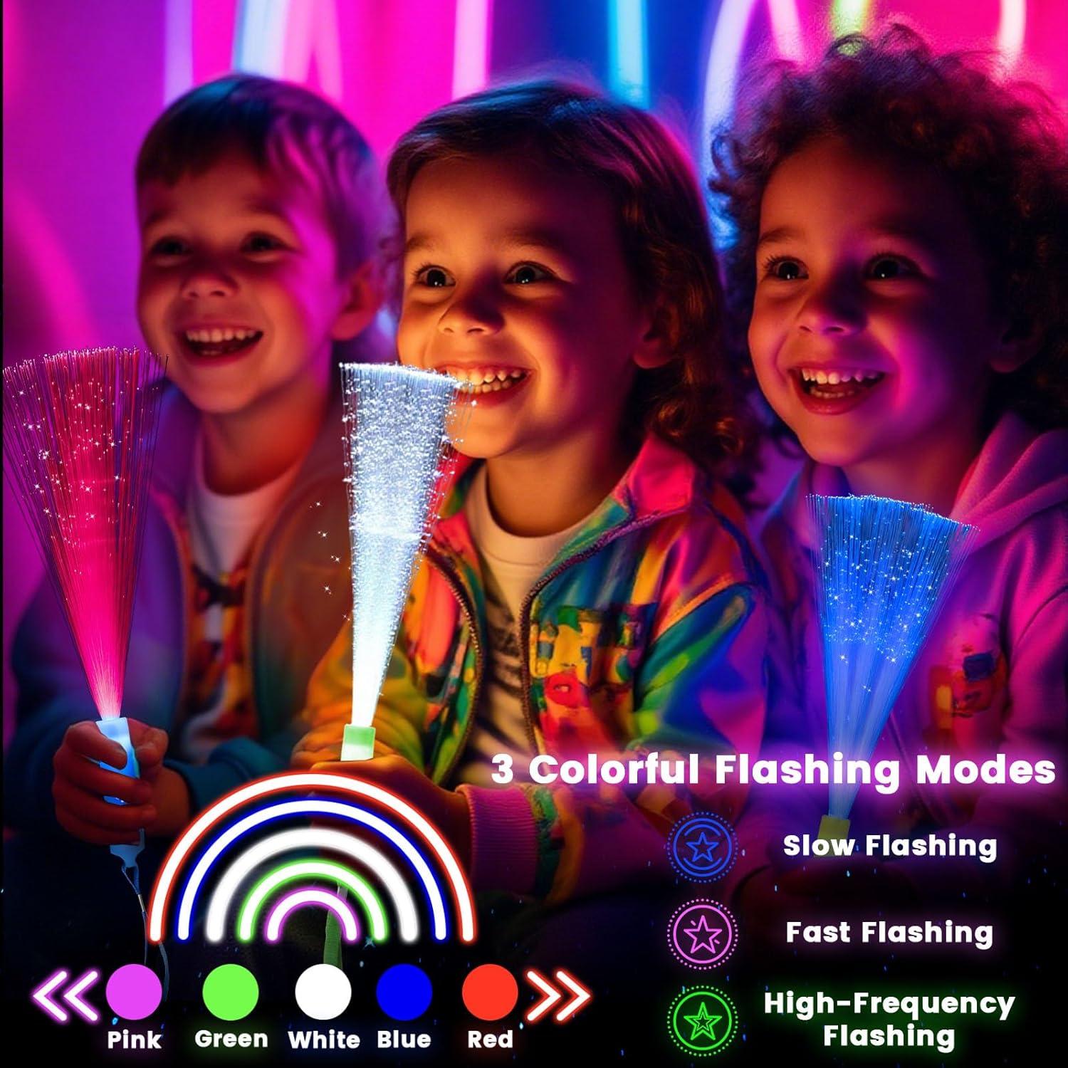 Palos Brillantes LED LovesTown 12PCS para Fiestas - 3 Modos