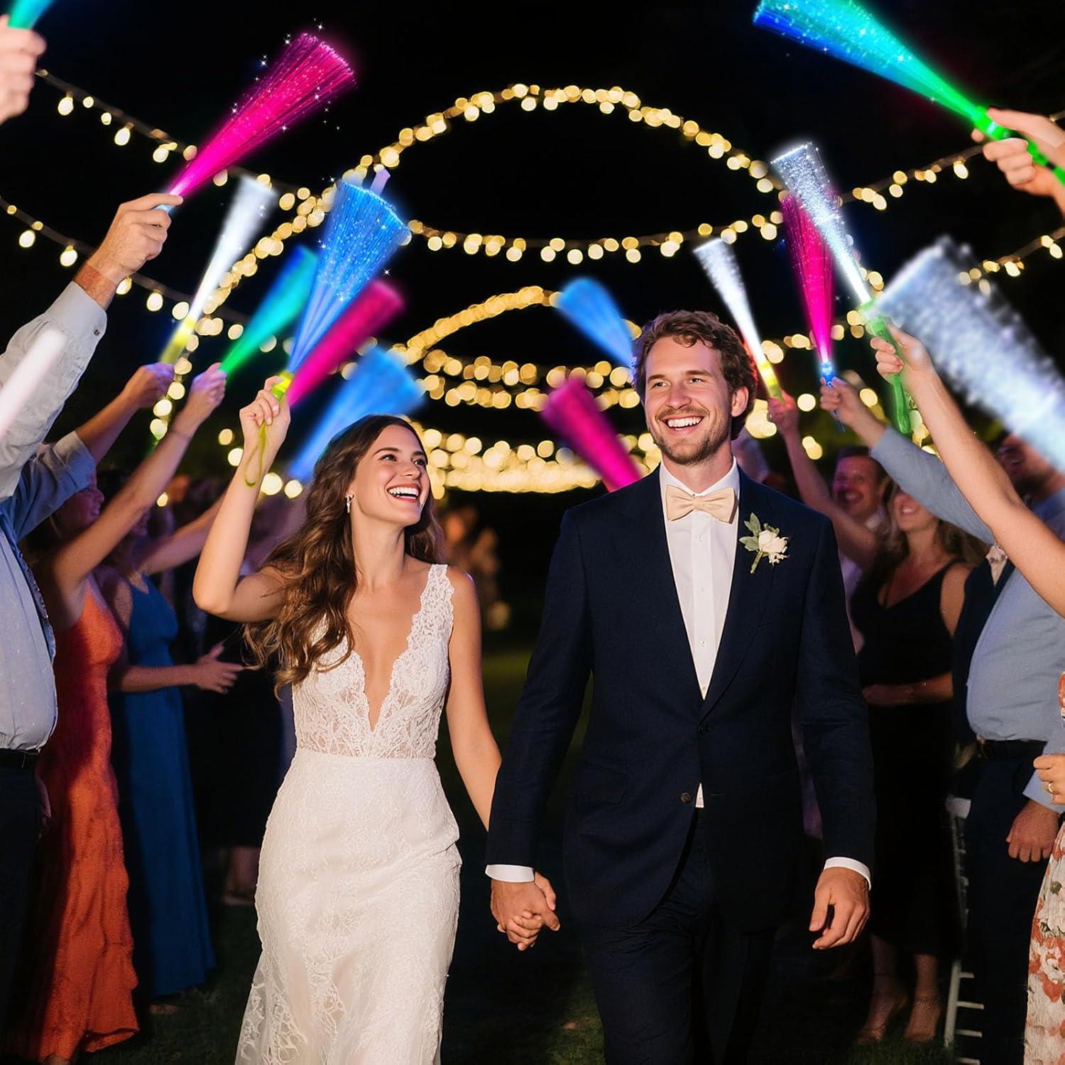 Palos Brillantes LED LovesTown 12PCS para Fiestas - 3 Modos