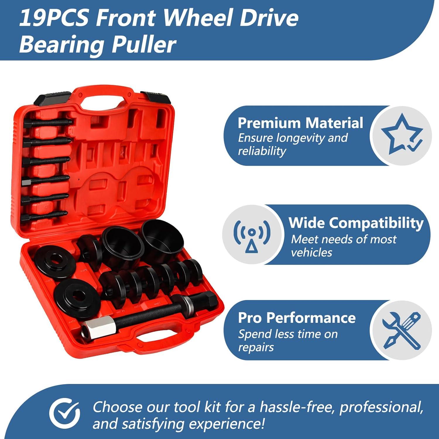 Juego de extracción de rodamientos Bicos 19 piezas