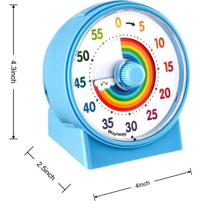 Temporizador Visual Wuyiway Azul 60 Minutos Silencioso