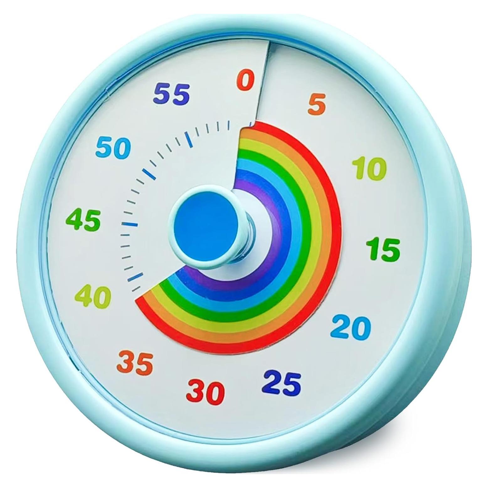Temporizador Visual Nixroork Arcoíris 60 Minutos Silencioso