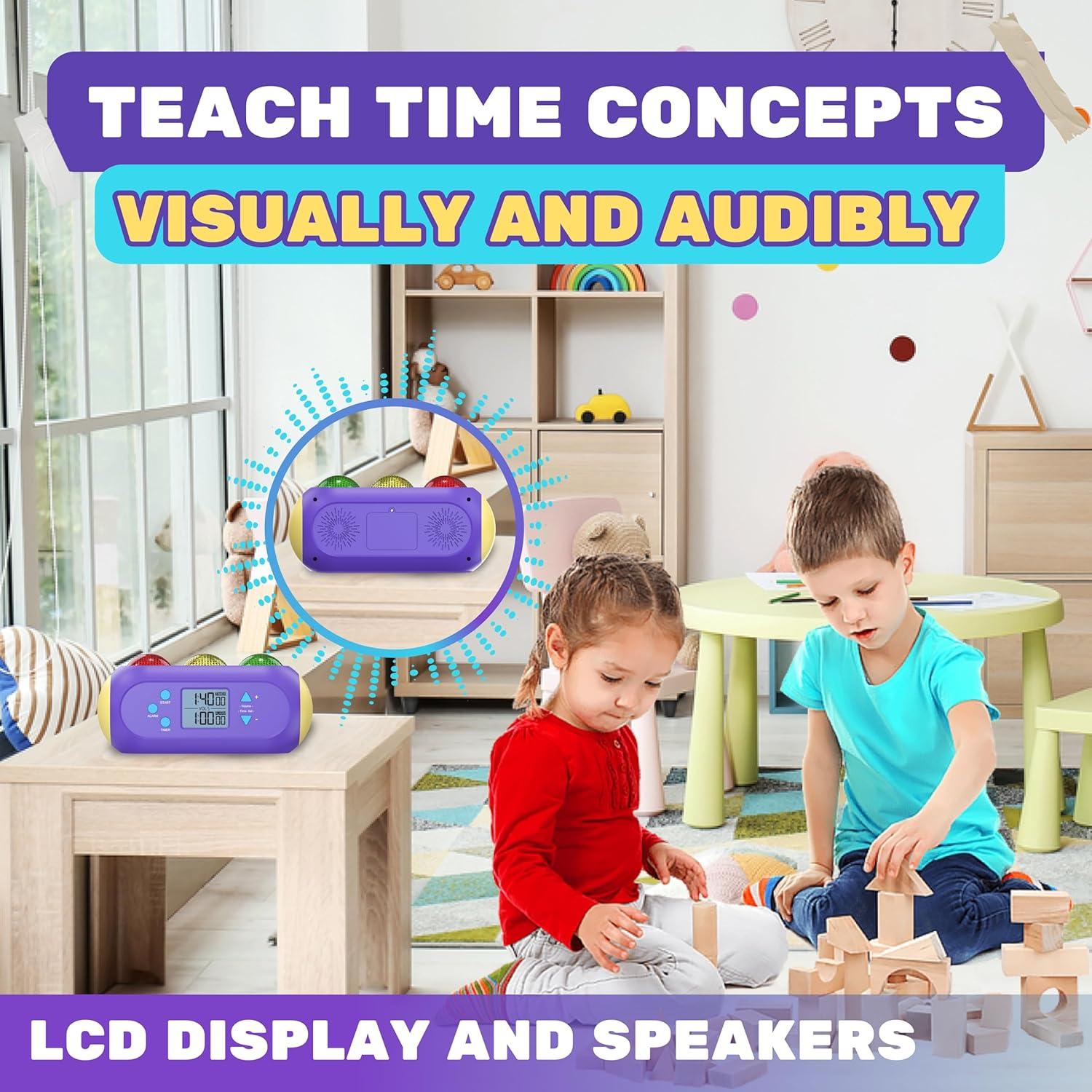 Temporizador Visual Skywin para Niños con Luz y Sonido 22.4cm
