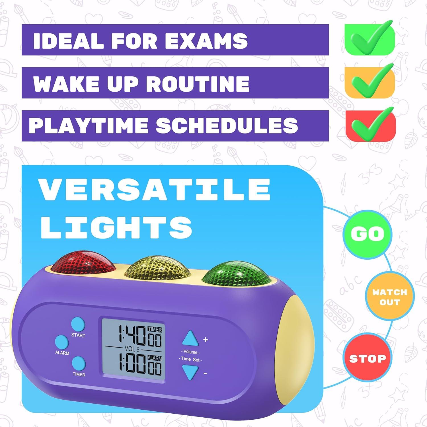 Temporizador Visual Skywin para Niños con Luz y Sonido 22.4cm