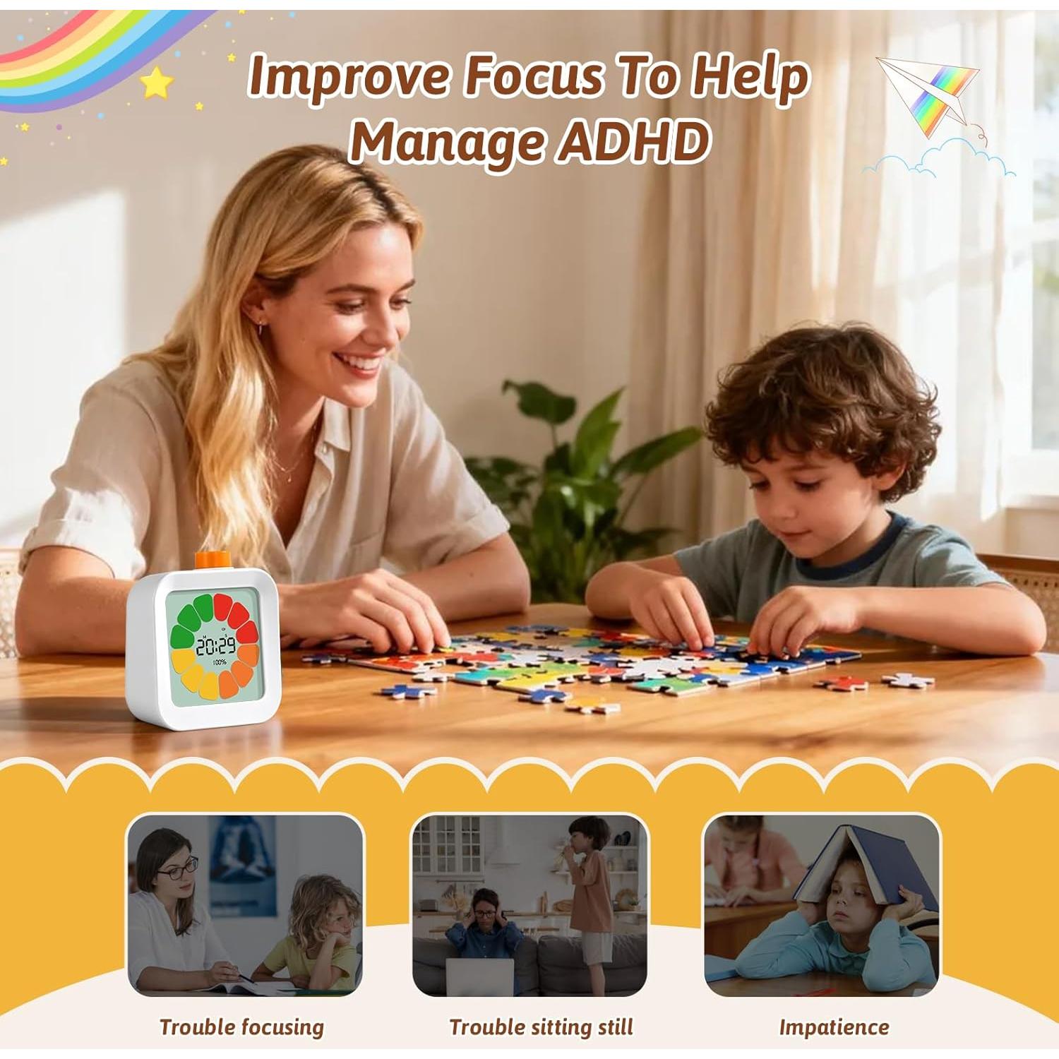 Temporizador Visual EooCoo 99 Minutos para Aula y Cocina