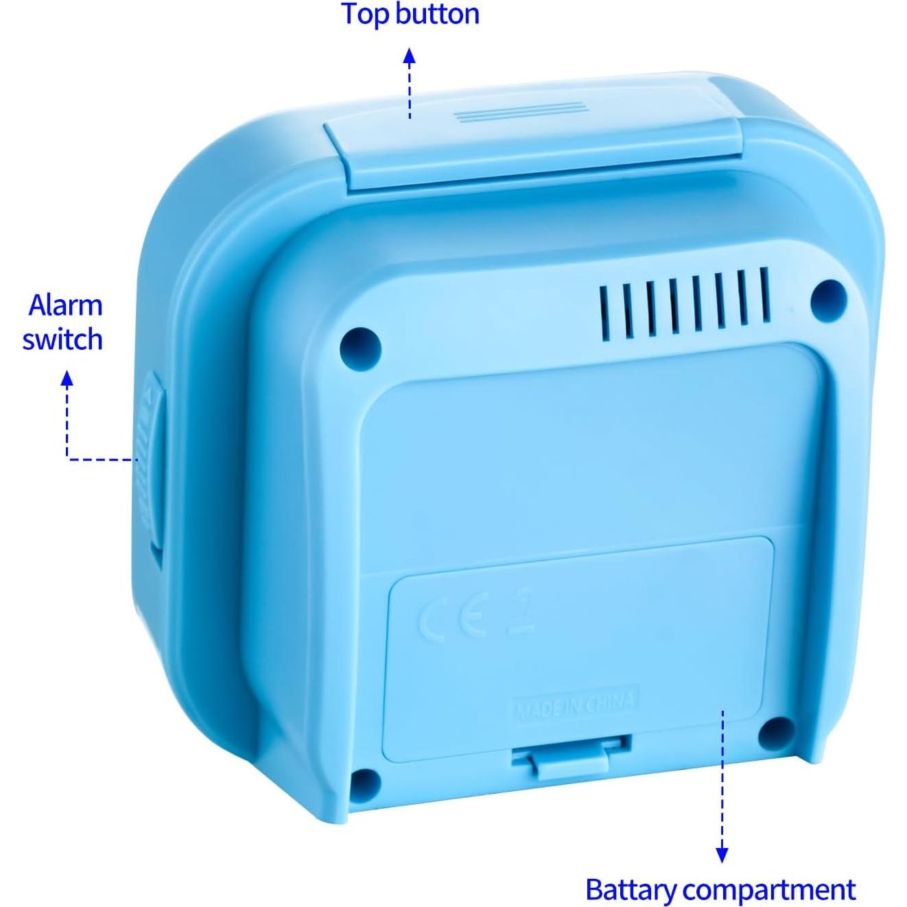 Temporizador Visual Wuyiway 4.2" Azul para Niños - Cuenta Regresiva 60 Min