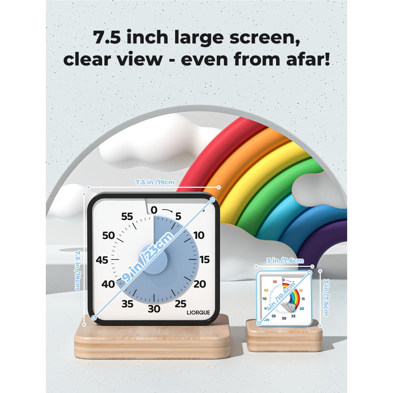 Temporizador Visual LIORQUE 60 Minutos 19.05 cm Azul