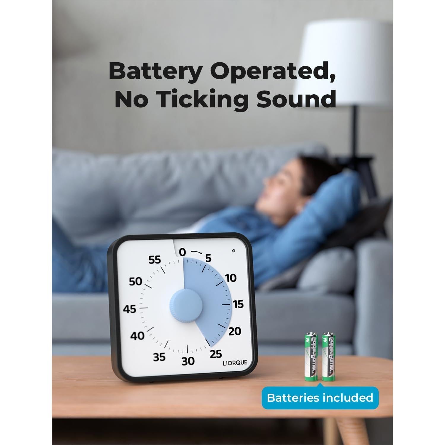 Temporizador Visual LIORQUE 60 Minutos 19.05 cm Azul