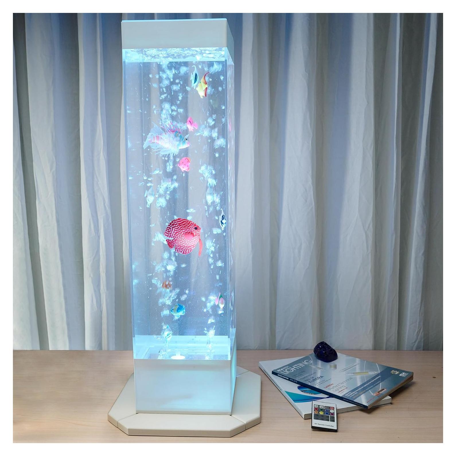 Lámpara de Burbuja Sensorial AquaCalm 80 cm - Relajación y Calma