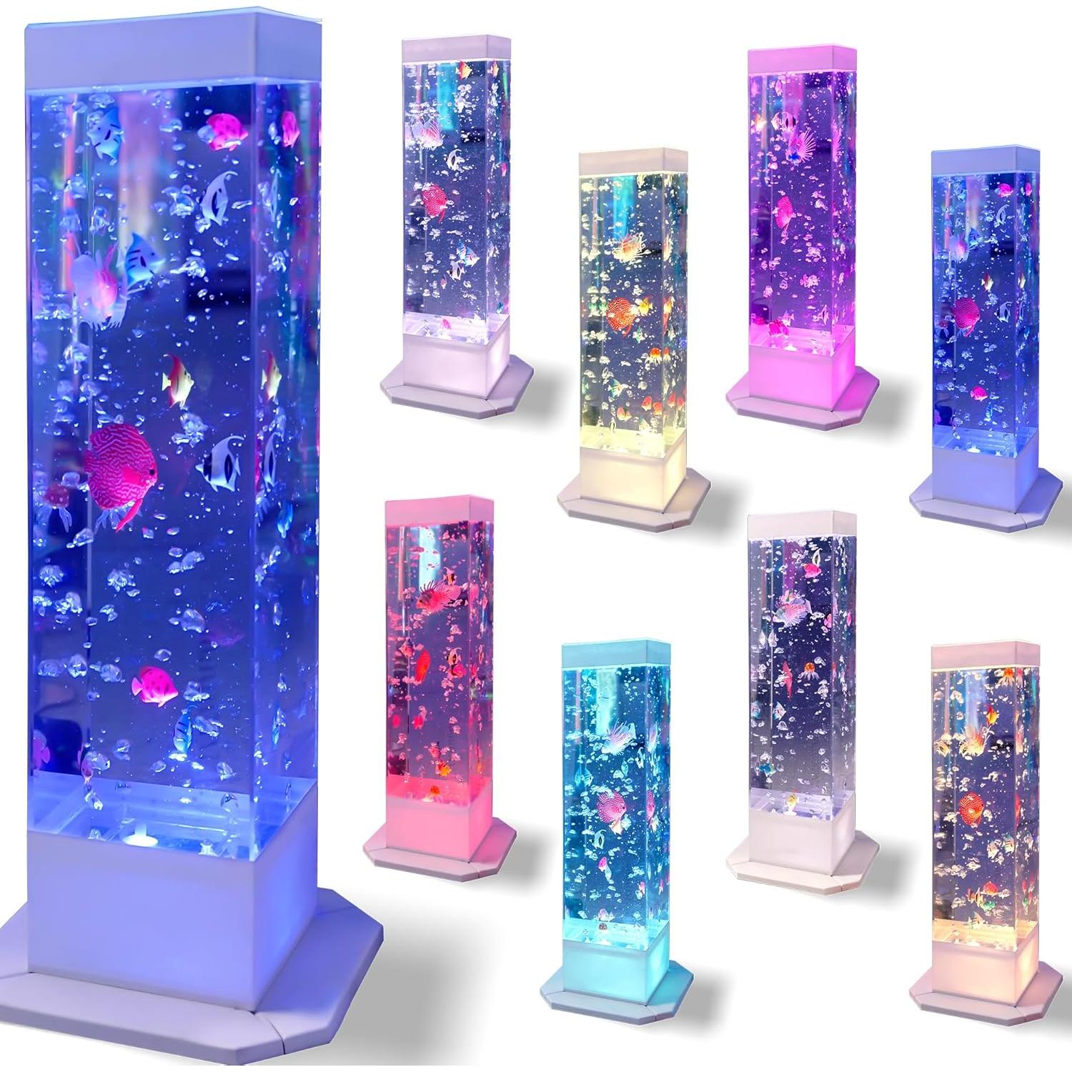 Lámpara de Burbuja Sensorial AquaCalm 80 cm - Relajación y Calma