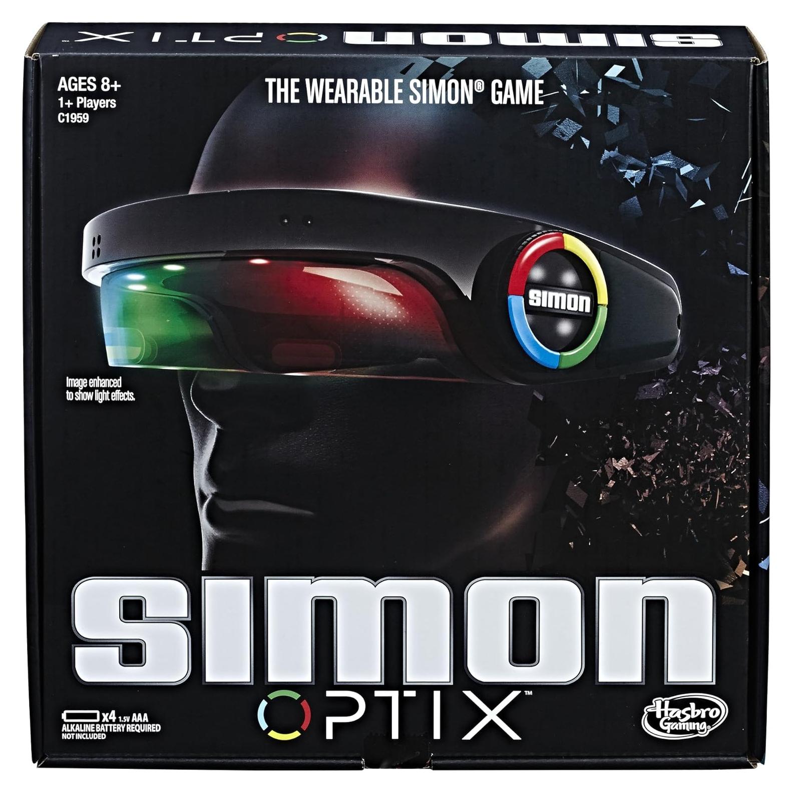 Juego Simon Optix Hasbro Gaming - Auricular Portátil LED