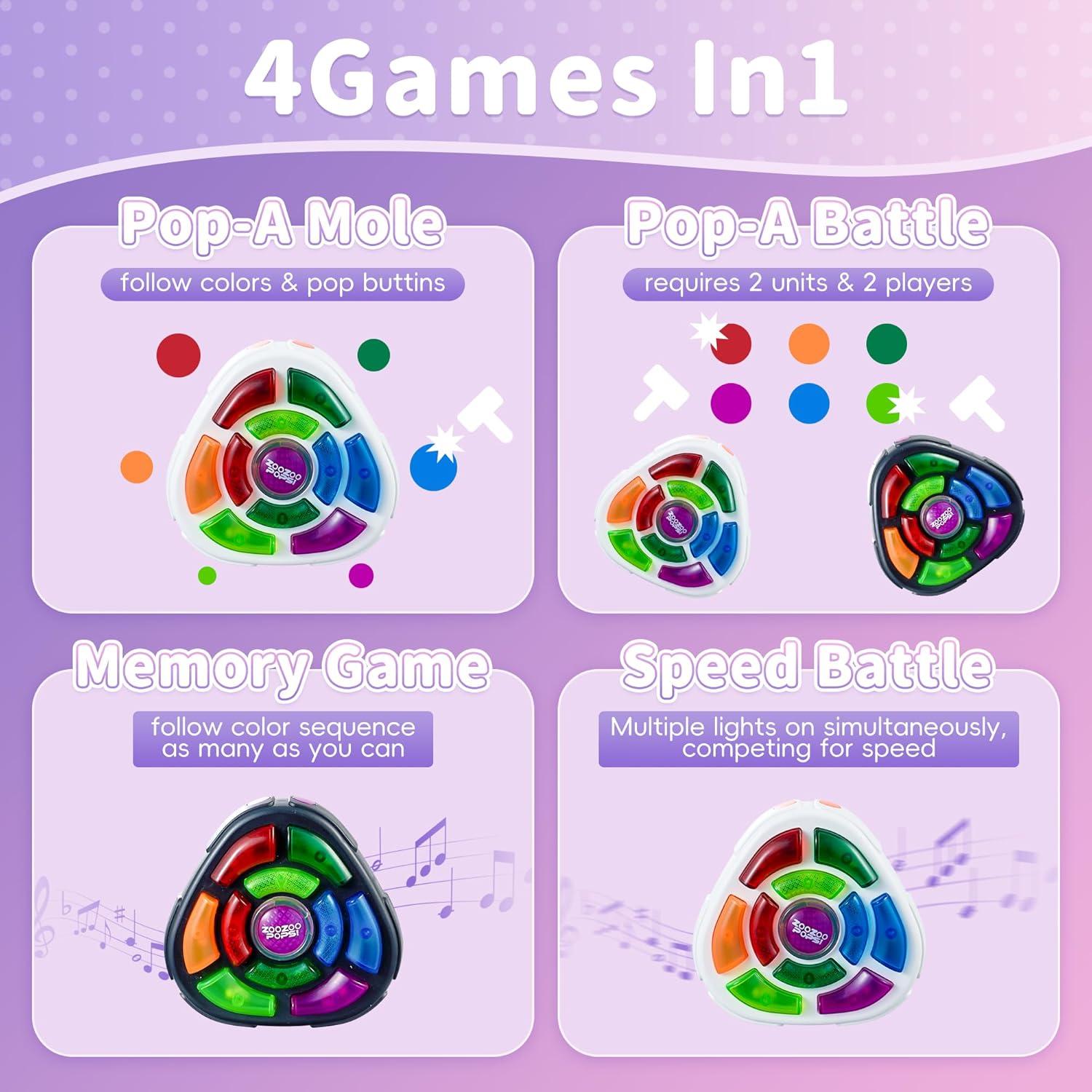 Juego Electrónico de Memoria MINDNOOK para 1-2 Jugadores