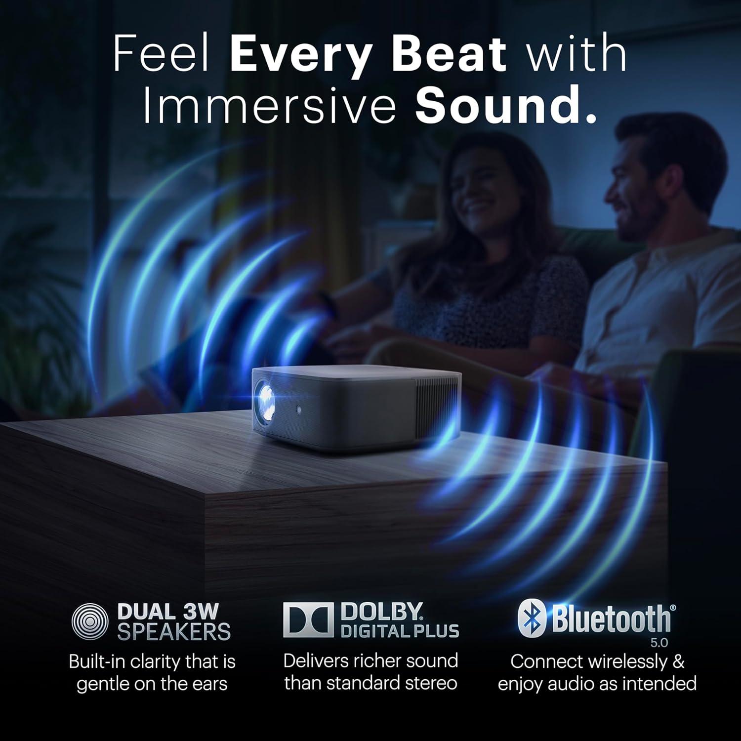 Proyector Inteligente Kodak Flik X20 1080p, 300 Lúmenes, Wi-Fi, Bluetooth