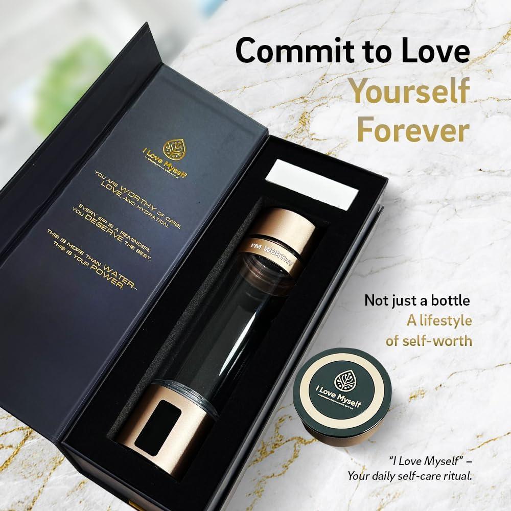 Botella de Agua de Hidrógeno SHIAKIDI 286 ml Portátil Recargable