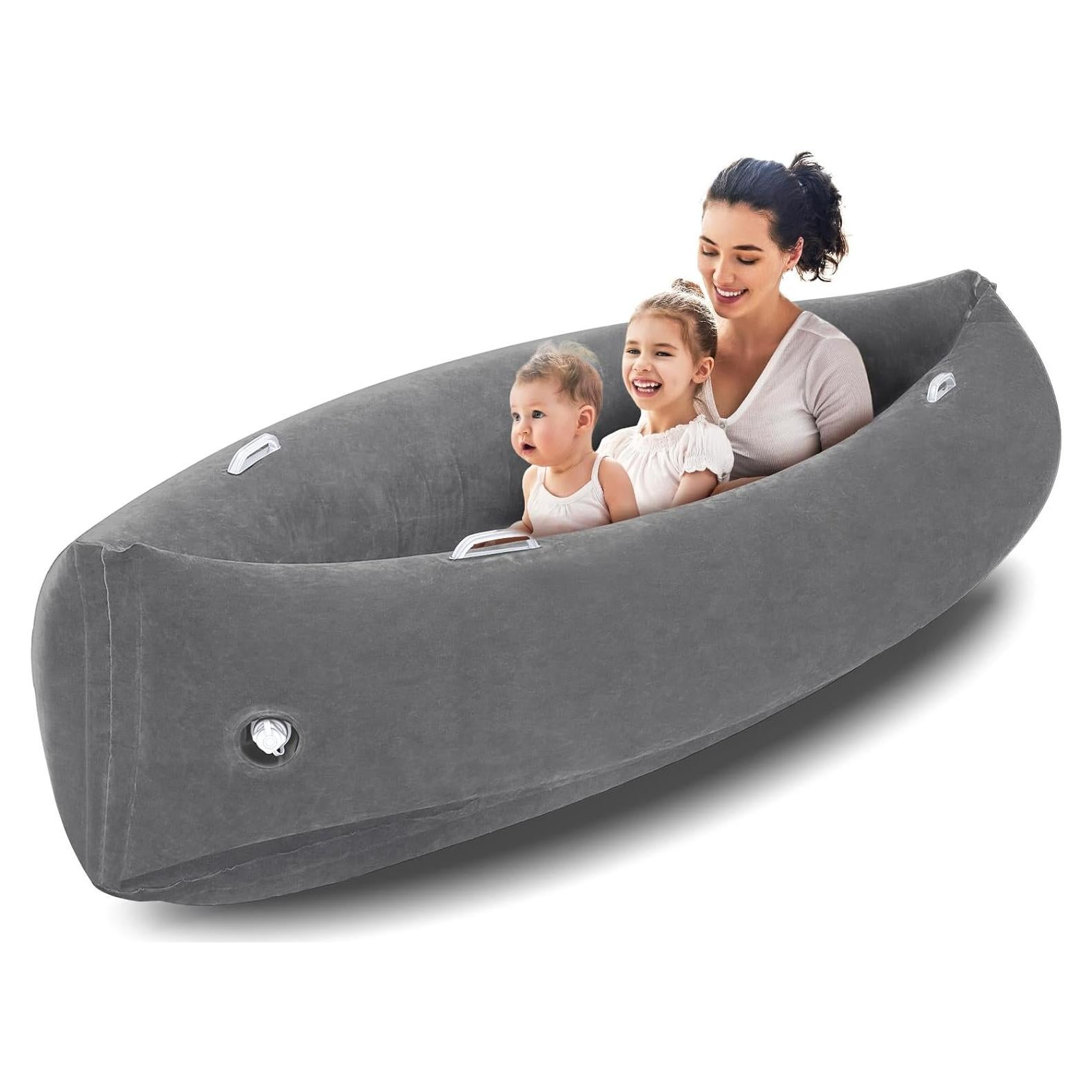 Silla Sensorial Inflable Namalu 203 cm Gris para Niños