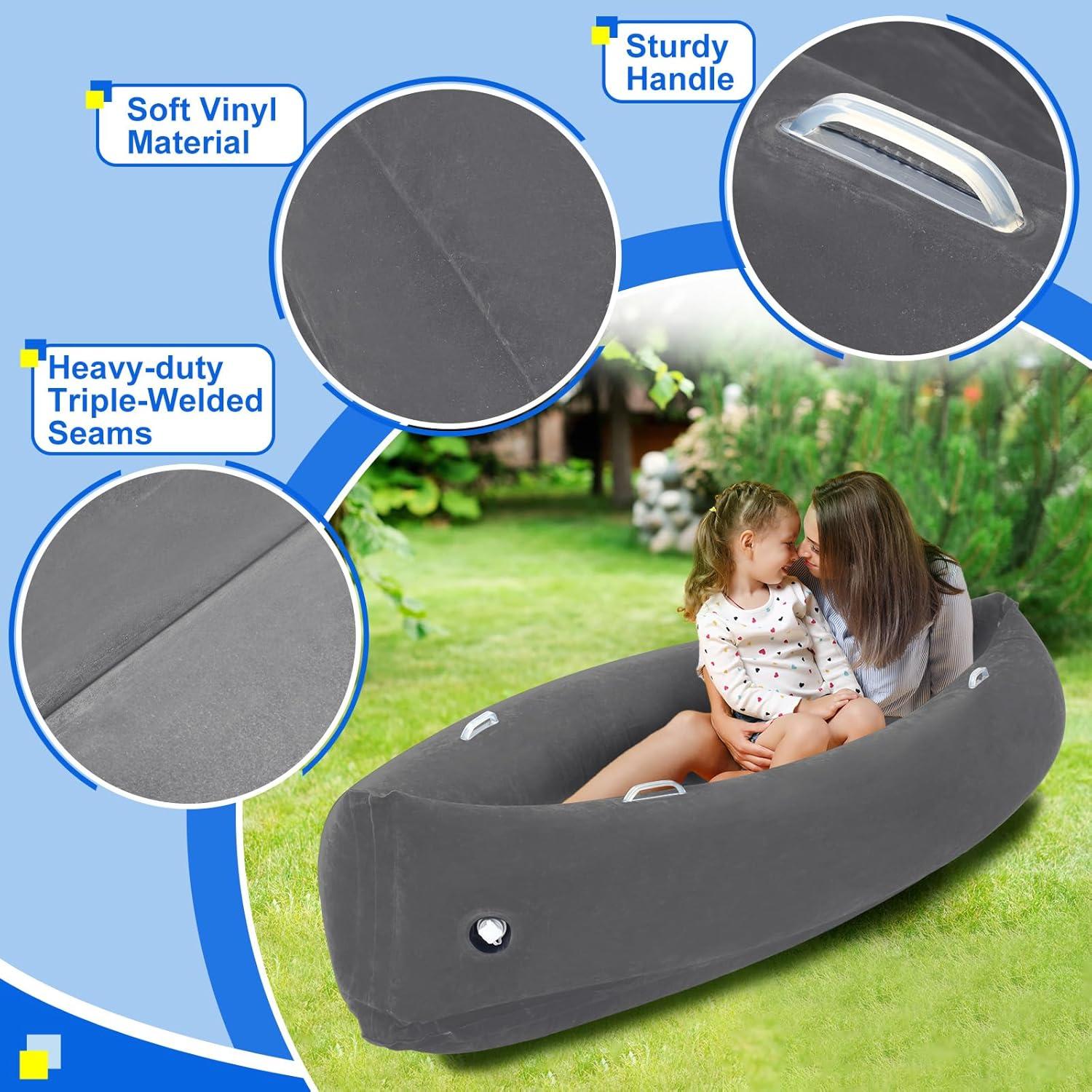 Silla Sensorial Inflable Namalu 203 cm Gris para Niños