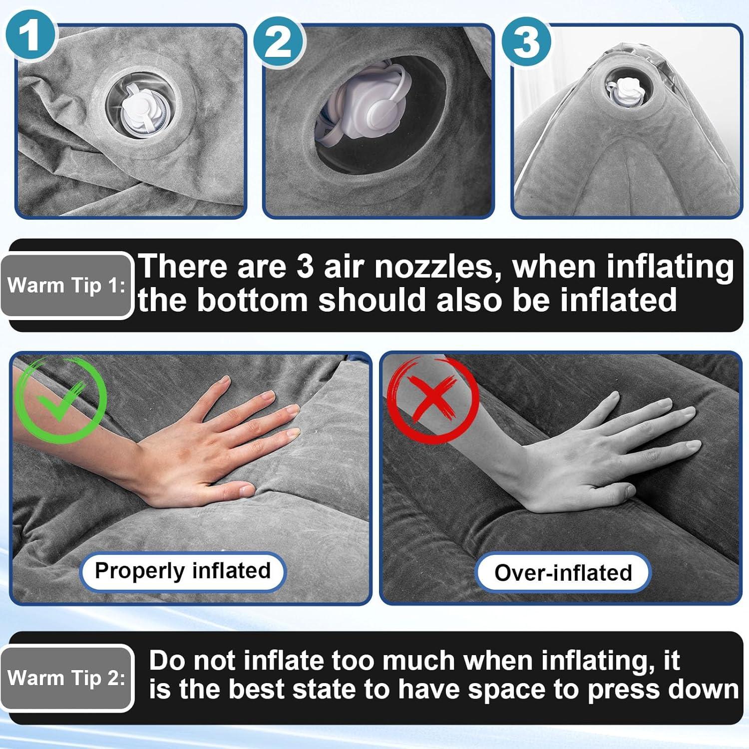 Silla Sensorial Inflable Namalu 203 cm Gris para Niños