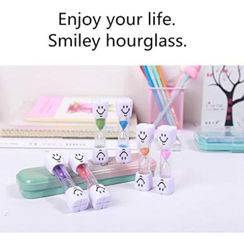 Juego de 6 Temporizadores de Arena 2 Minutos Erewa Coloridos