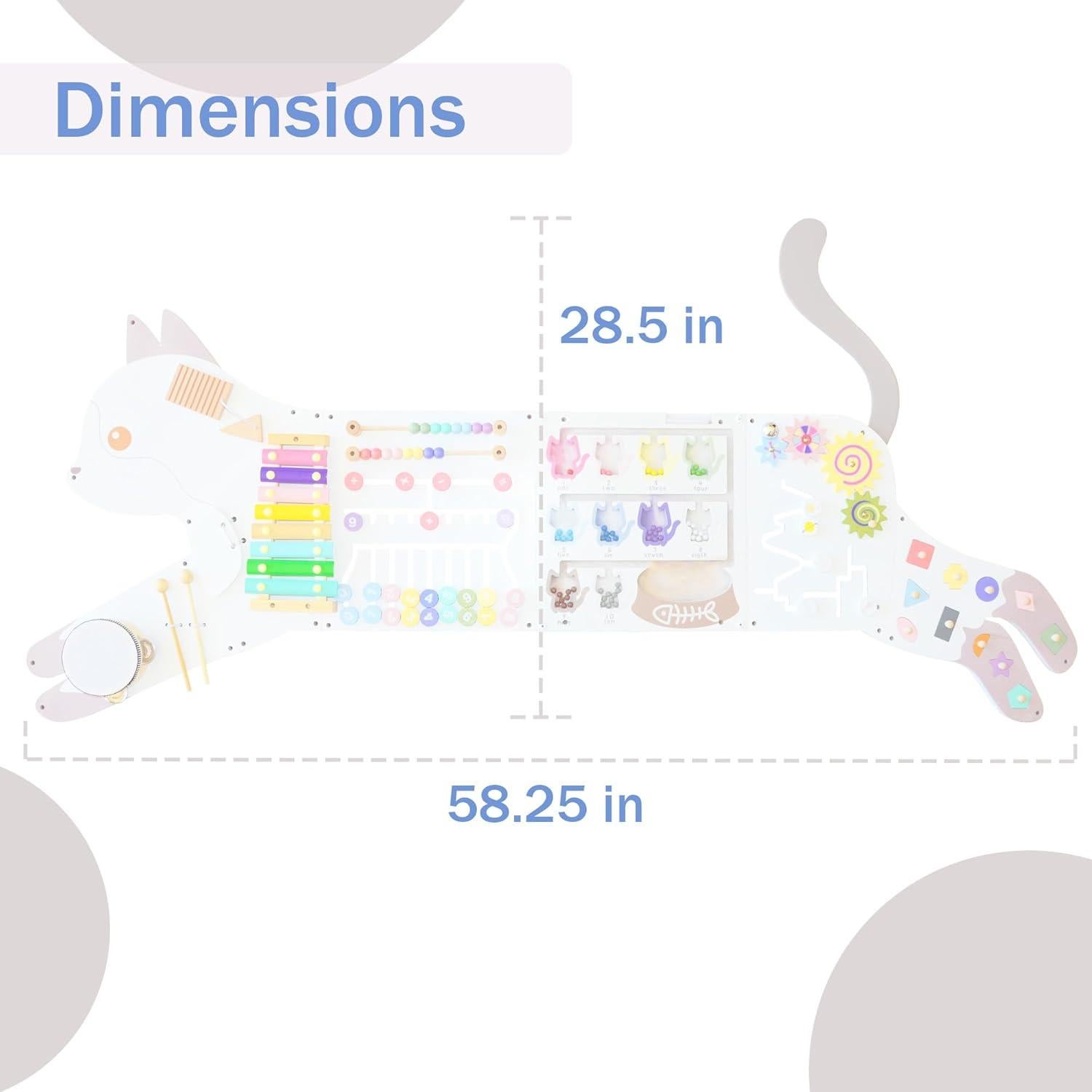 Tablero Ocupado Montessori EsterFlare 58x29 cm para Niños
