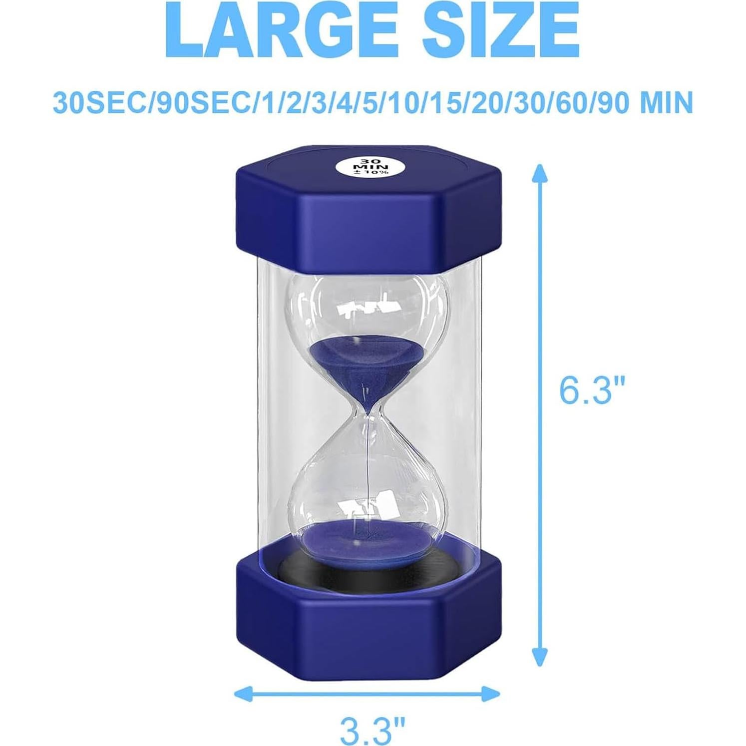 Reloj de Arena SuLiao 90 Minutos para Niños 16 cm Colorido