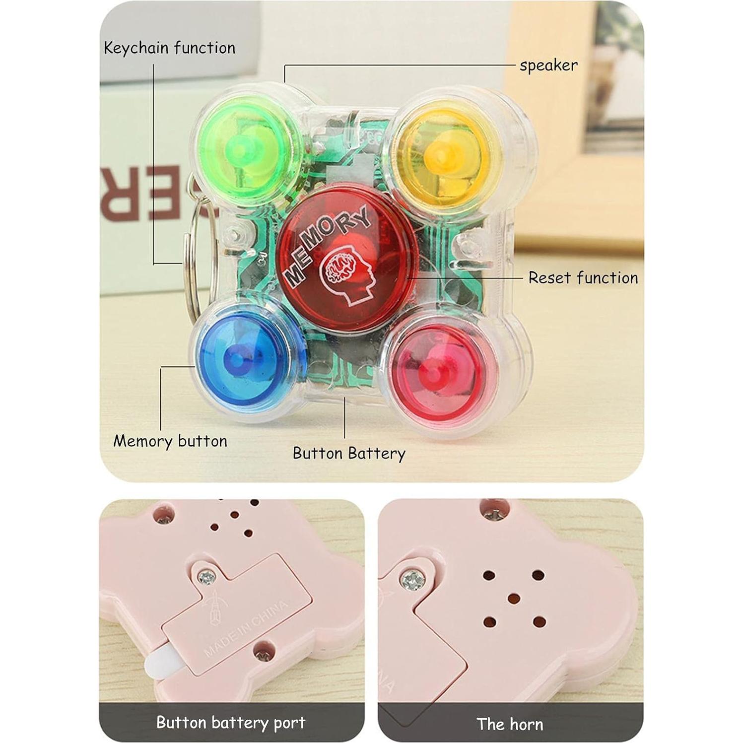 Consola de Juego Portátil FEBUD con Luces y Sonidos